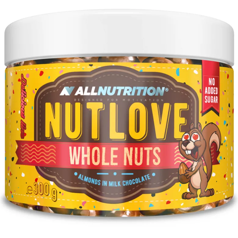 Nutlove Wholenuts - Migdały W Mlecznej Czekoladzie 300g