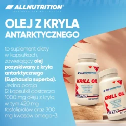 Olej z kryla antarktycznego (Krill Oil) 60 kapsułek