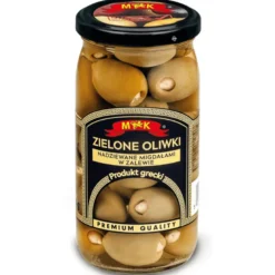 Oliwki zielone nadziewane migdałami w zalewie 350g