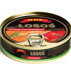 Łosoś w sosie pomidorowym z jalapeno 160 g