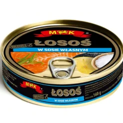 Łosoś w sosie własnym 160g