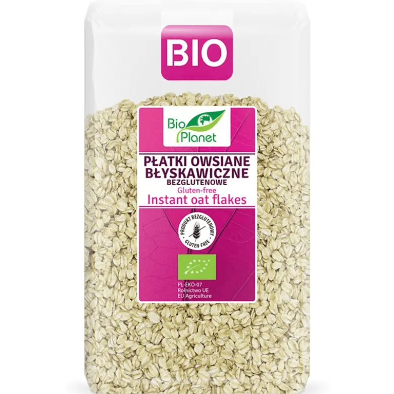 Płatki owsiane błyskawiczne bezglutenowe bio 600g