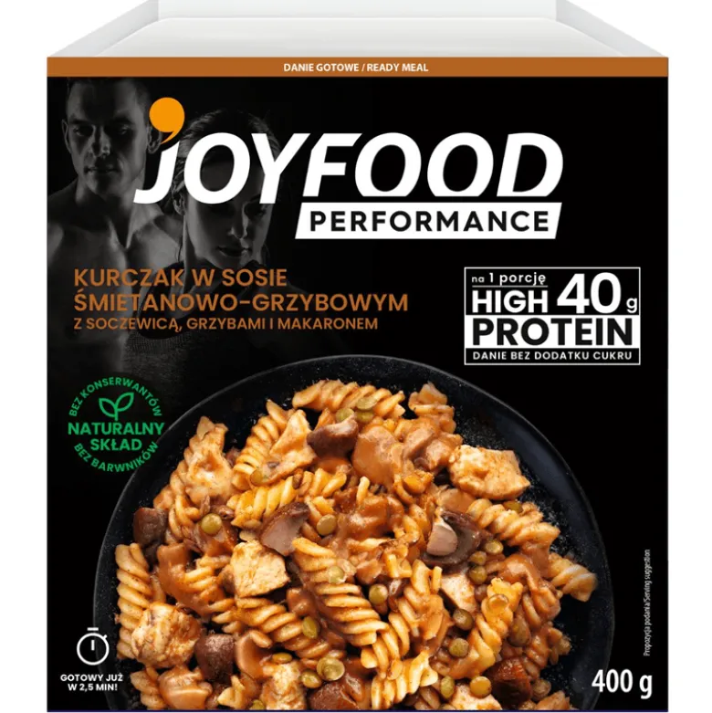 Performance Kurczak w sosie śmietanowo – grzybowym z makaronem 400 g