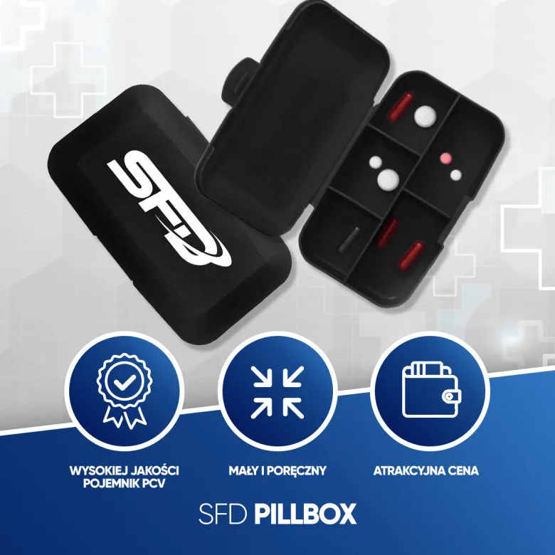 Pill Box Logo 1szt