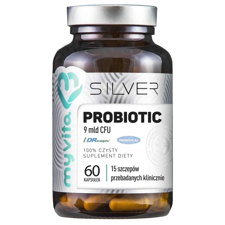 Probiotic 9 mld CFU Silver Pure 60kaps
