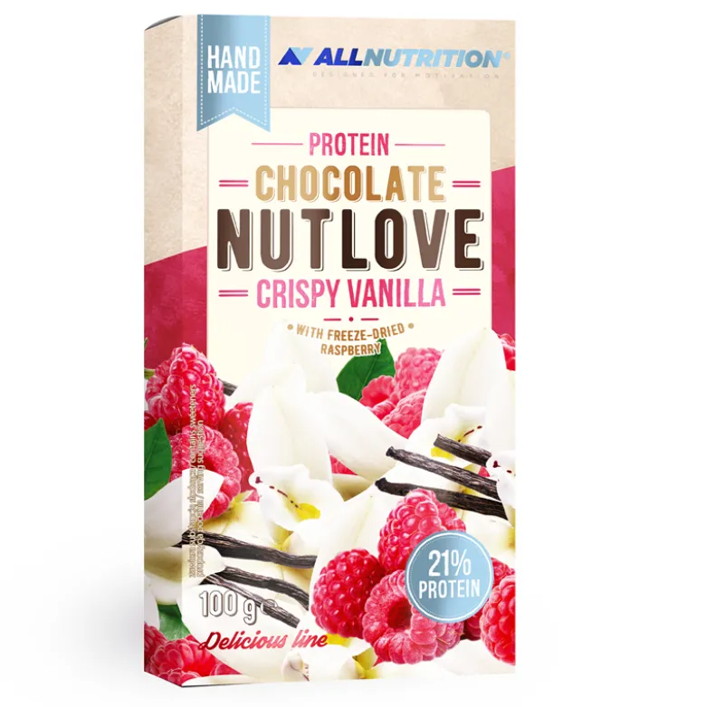 Protein Chocolate Nutlove Crispy Vanilla 100g