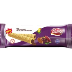 Rurki Kukurydziane Nadziewane Kremem Bezglutenowe 18g