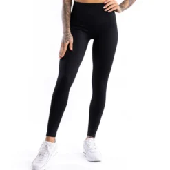 Seamless Leggings Push UP Black 1szt