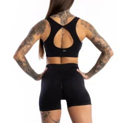 Seamless Shorts Push UP Black 06 1 szt