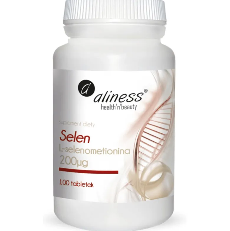 Selen L-selenometionina 200µg 100 tabletek