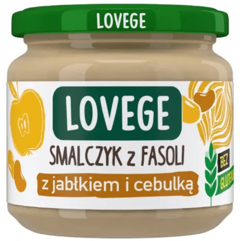 Smalczyk Wegański Lovege z Jabłkiem i Cebulką 175g