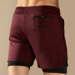 Spodenki 2w1 DARK BURGUNDY 1 szt.