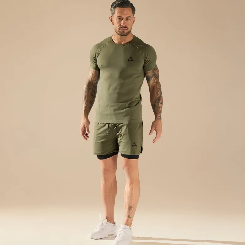 Spodenki 2w1 OLIVE 1 szt.