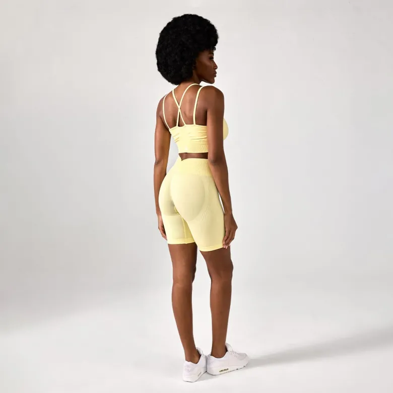 Szorty Push Up V Back Butter Yellow 1 szt.