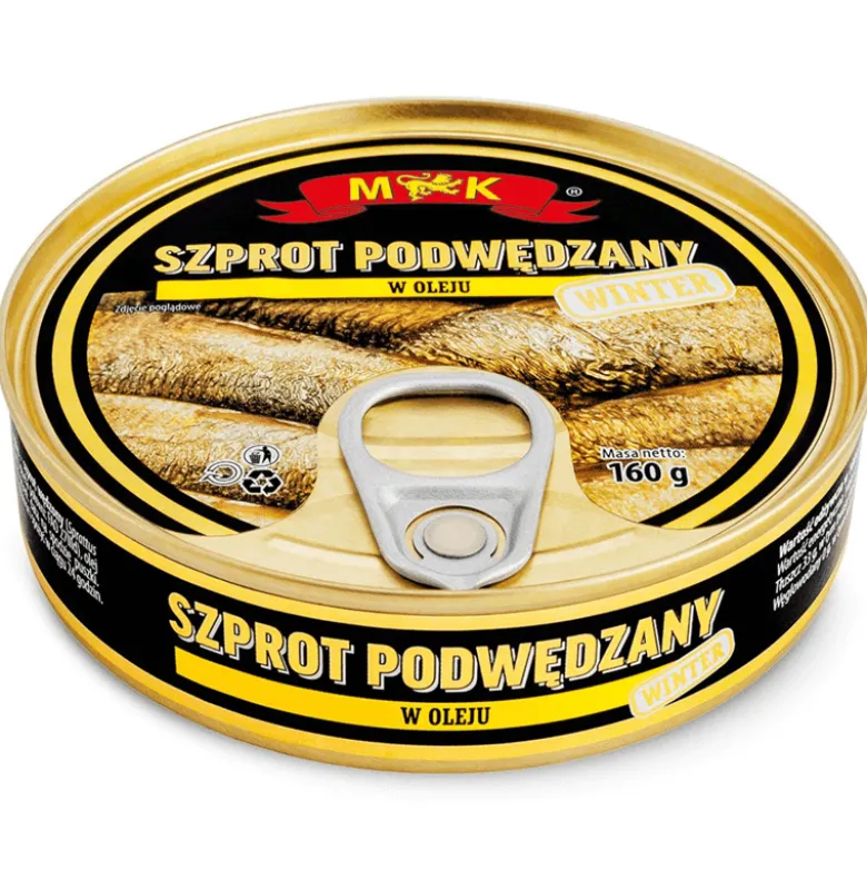 Szprot podwędzany w oleju winter 160g