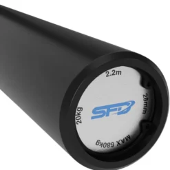 Sztanga olimpijska złota 28mm z gumowym logo 2.2m/20kg 1 szt.