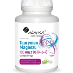 Taurynian Magnezu 100 mg z B6 (P-5-P) 100 kapsułek