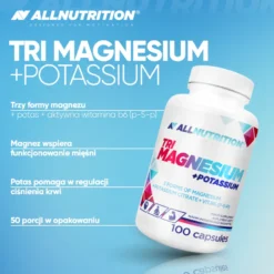 Tri Magnesium + Potassium 100 kapsułek