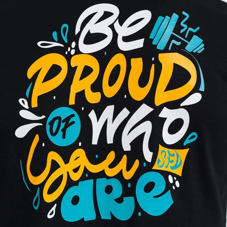 T-SHIRT Be Proud Black 1szt