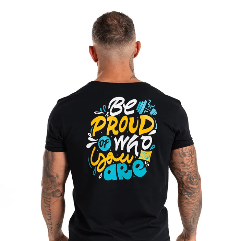 T-SHIRT Be Proud Black 1szt