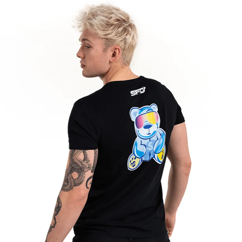 T-SHIRT Party Bear Black 1szt