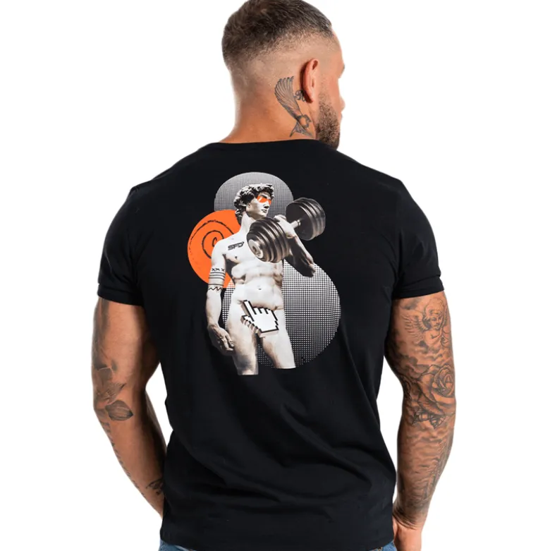 T-SHIRT Pumping David Black 1szt
