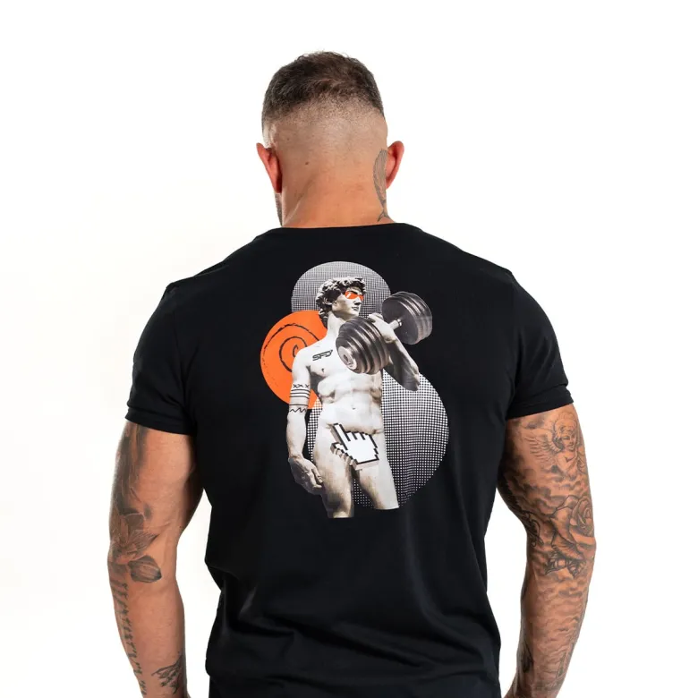 T-SHIRT Pumping David Black 1szt