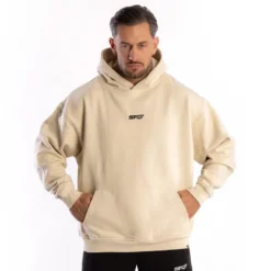 UNISEX Bluza Hoodie Core Oversize Beige 1szt