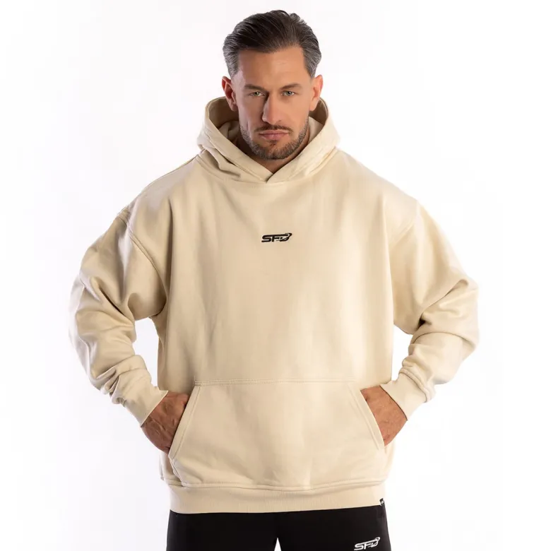 UNISEX Bluza Hoodie Core Oversize Beige 1szt