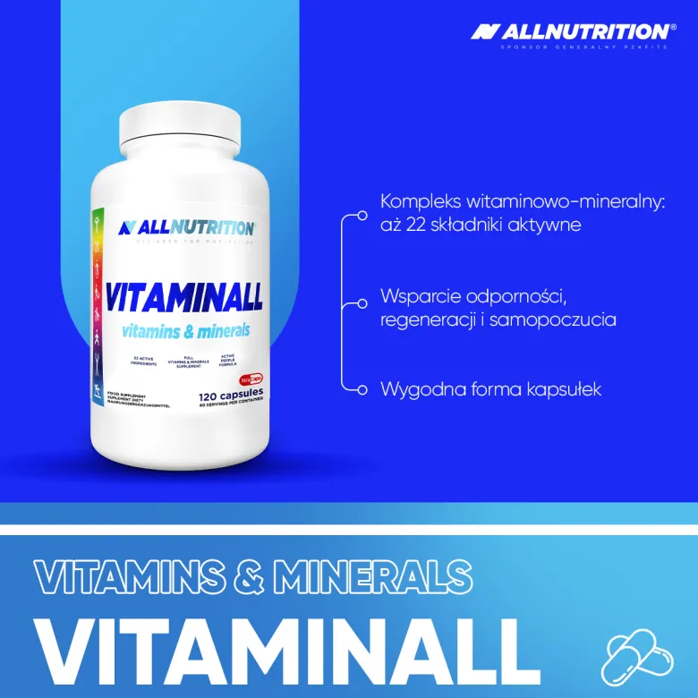 VitaminALL Vitamins & Minerals 120 kapsułek