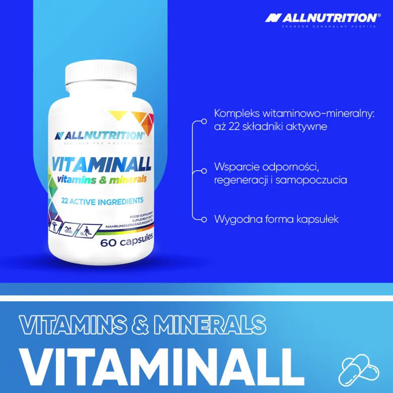 VitaminALL Vitamins & Minerals 60 kapsułek