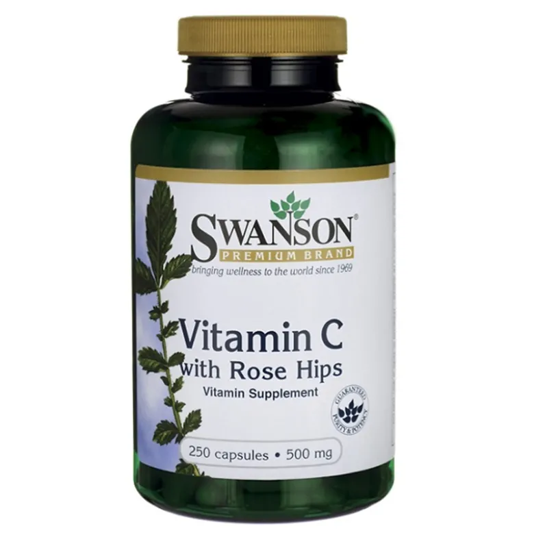 Vitamin C with Rose Hips 250caps(500mg)