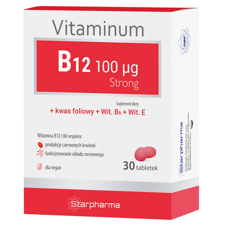 Vitaminum B12 100 μg Strong 30tab