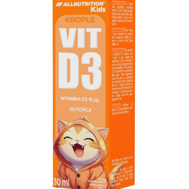 Witamina D3 krople dzieci (Kids Vit D3) 30ml