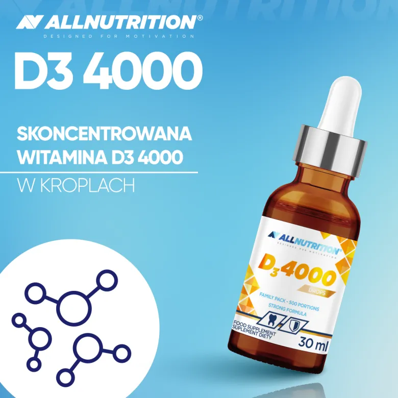 WITAMINA D3 4000 Krople 30ml