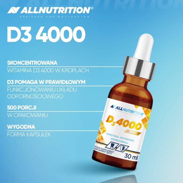 WITAMINA D3 4000 Krople 30ml