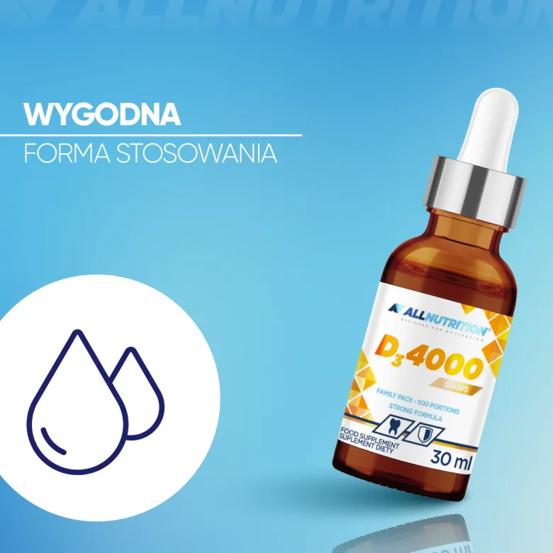 WITAMINA D3 4000 Krople 30ml