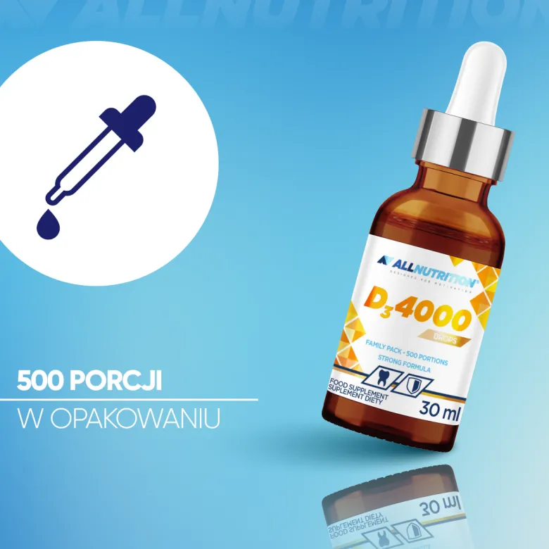 WITAMINA D3 4000 Krople 30ml