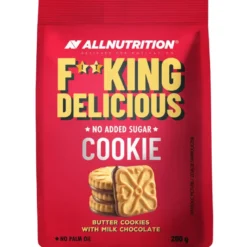 6 x Fitking Cookie Butter Cookies With Milk Chocolate 200g