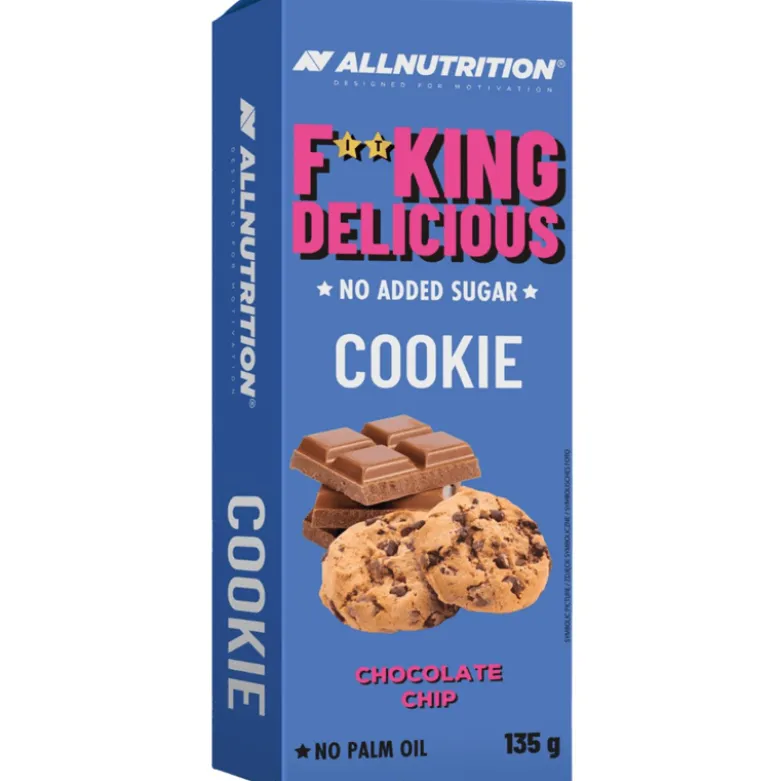 6 x Fitking Cookie Chocolate Chip 135g