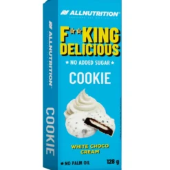 6 x Fitking Cookie White Chocolate Cream 128g