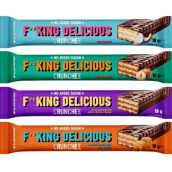 24 x Fitking Delicious Crunchee 18g 24x18 g