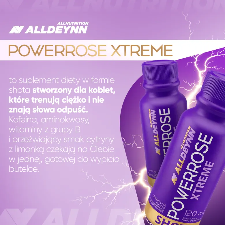 12 x Powerrose Xtreme Shot 120 ml