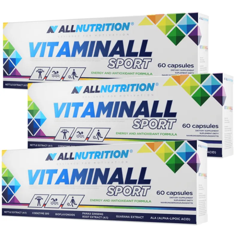 3x Vitaminall Sport 60 kapsułek